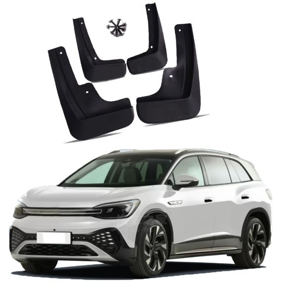 Брызговики Volkswagen ID.6 Crozz / X, черного цвета