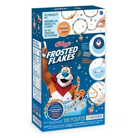 Набор для творчества Make It Real для изготовления браслетов Cerealsly Cute Frosted Flakes 1772MR