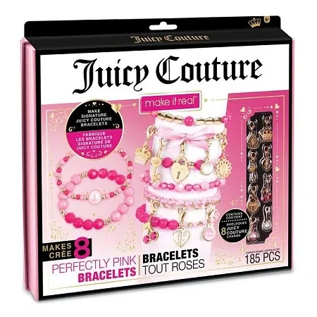 Набор для творчества Make It Real Создание браслетов Juicy Couture Perfectly Pink 4413MR - фото 1 - id-p114870158