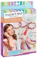 Набор для творчества Make It Real Браслеты с бусинами Gold Link Suede Bracelets 1207MR