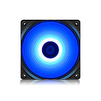 Кулер для компьютерного корпуса Deepcool RF 120B 120мм Blue LED Чёрный