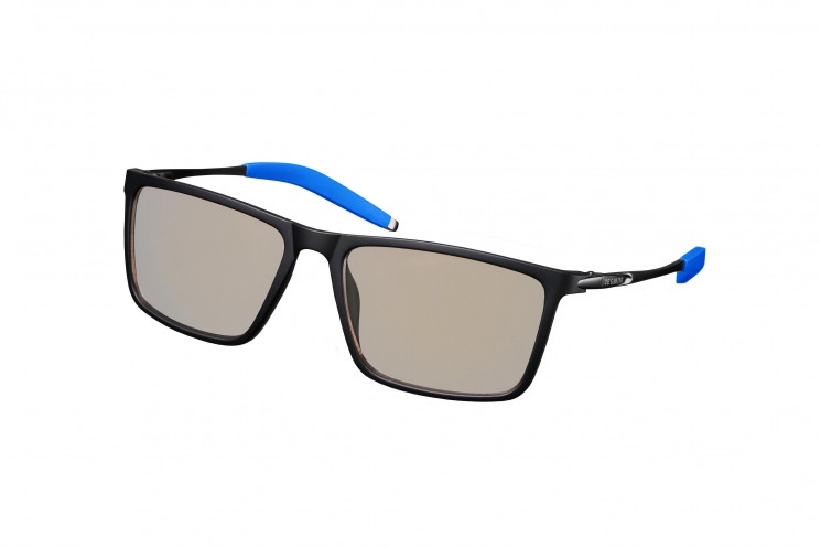 Очки 2Е Gaming Anti-blue Glasses Black-Blue с антибликовым покрытием 2E-GLS310BB