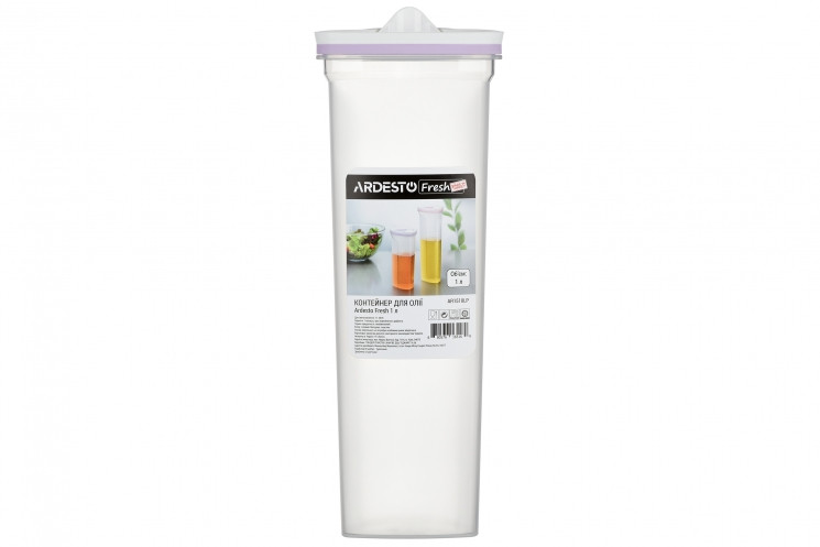 Контейнер для масла Ardesto Fresh 1 л лиловый пластик AR1510LP - фото 1 - id-p114869717