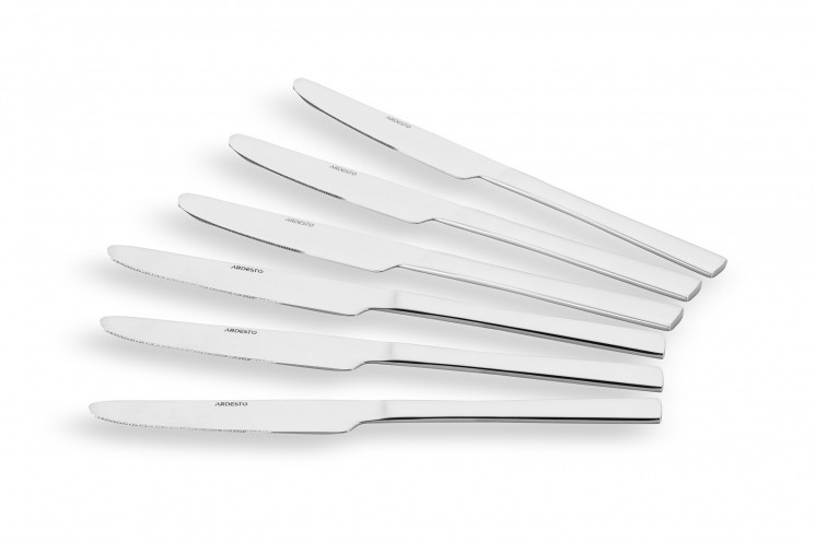 Набор столовых ножей Ardesto Gemini Como 6 пр. нержавеющая сталь AR1906CK - фото 1 - id-p114870243