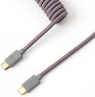 Кабель Type-A/Type-C Keychron Coiled Cable Grey CABG_KEYCHRON
