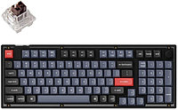 Клавиатура Keychron V5-C3 Frosted Black Knob Brown Switch RGB Hot-Swap Keychron K pro Mechanical V5C3_KEYCHRON