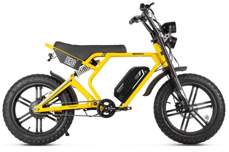 Электровелосипед Eltreco BRO 750 (Желтый)