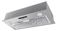 Встраиваемая кухонная вытяжка Crosby Light C 50 нержавеющая сталь