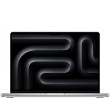 MacBook Pro 14 дюймов: Apple M3 чип с 8-ядерным ЦП и 10-ядерной ГПУ, 1 ТБ SSD - Серебристый, Модель A2918