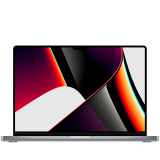 Ноутбук MacBook Pro 16.2 дюйма SPACE GRAY с процессором M1 Pro, 32ГБ памяти, 512ГБ SSD, Liquid Retina XDR