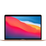 MacBook Air 13 дюймов, модель A2337: Apple M1 чип с 8-ядерным ЦП и 7-ядерной ГП, 256 ГБ - Золото - фото 1 - id-p115241276
