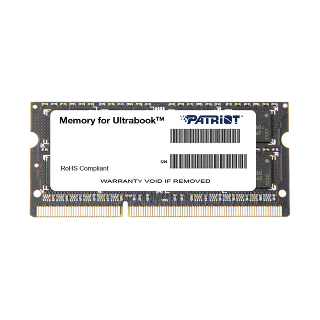 Модуль памяти Patriot SL DDR3L 8GB для ноутбука (SKU: PSD38G1600L2S)