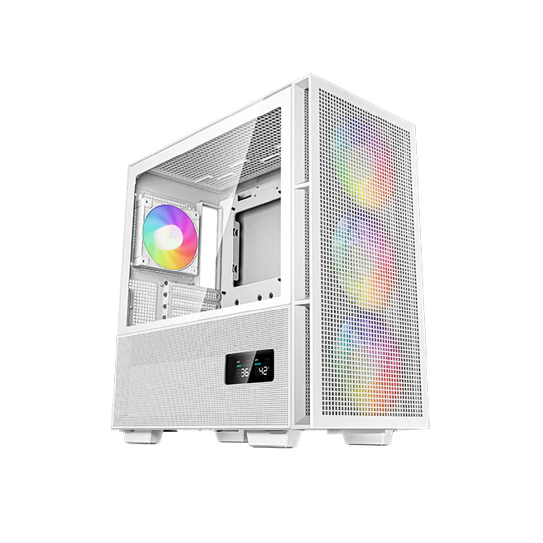 Корпус для ПК Deepcool CH560 DIGITAL WH (без Блока Питания) - фото 1 - id-p115241472