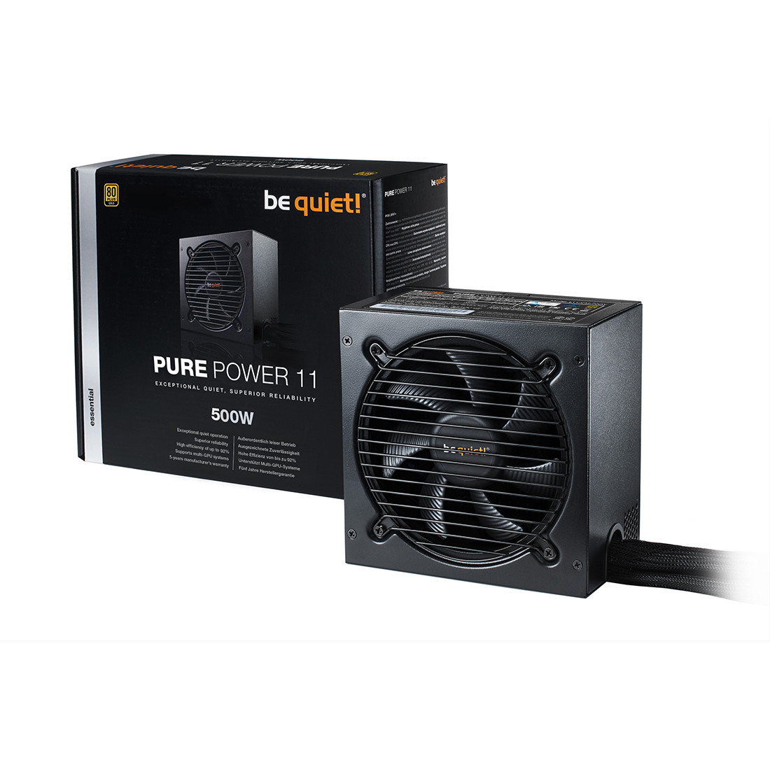 Блок питания Bequiet! Pure Power 11 500W - Надежное и эффективное питание для вашего компьютера - фото 3 - id-p115241601