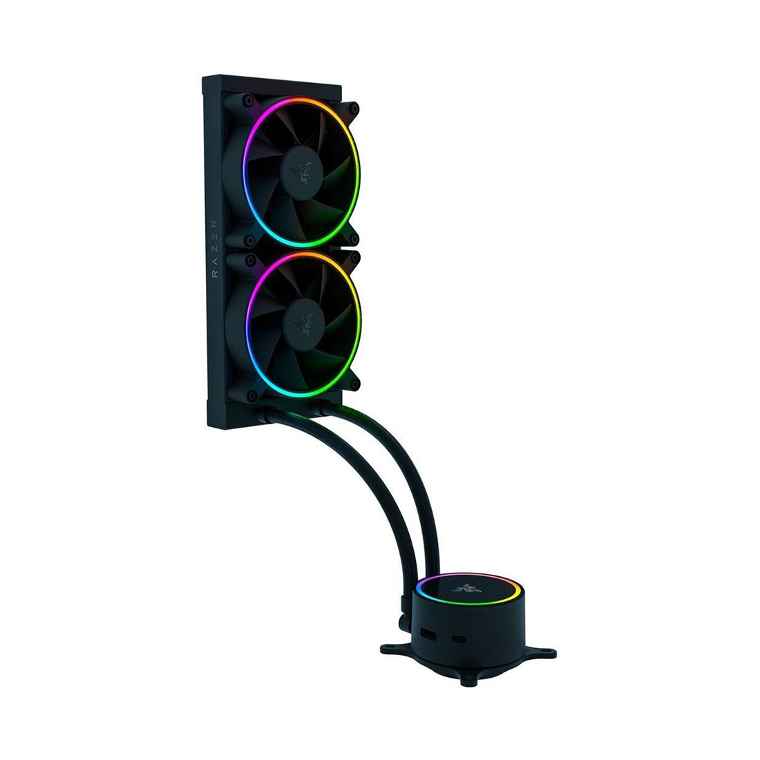 Кулер для процессора с RGB подсветкой Razer Hanbo Chroma RGB AIO Liquid Cooler 240MM - фото 2 - id-p115241651