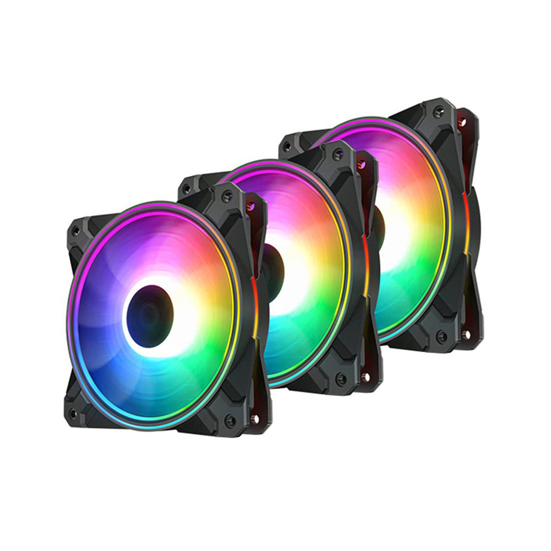 Набор вентиляторов для корпуса Deepcool FC120-3 в 1