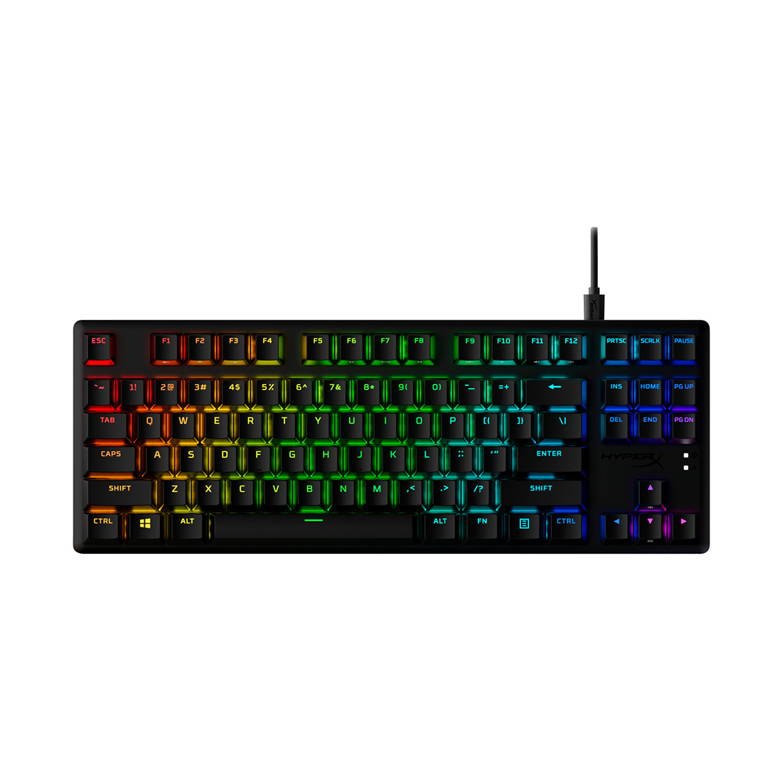 Гибридная клавиатура HyperX Alloy Origins Core PBT HX Aqua TKL (US)
