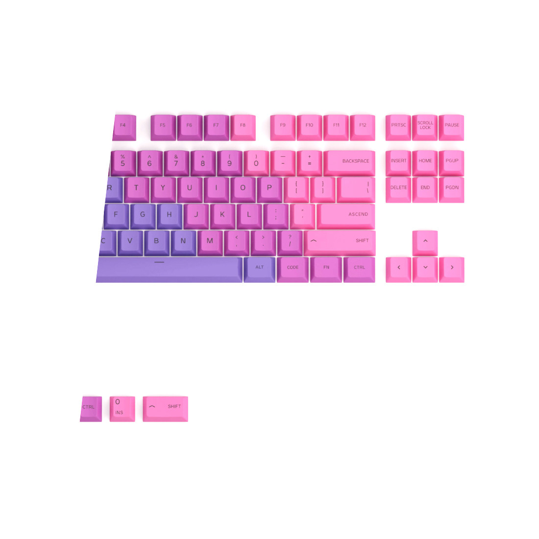 Набор кнопок для клавиатуры Glorious GPBT Keycaps Nebula "Галактика"