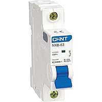 Автоматический выключатель CHINT NXB-63 1P 63A C 6кА - Электромагнитный рубильник для защиты электрических