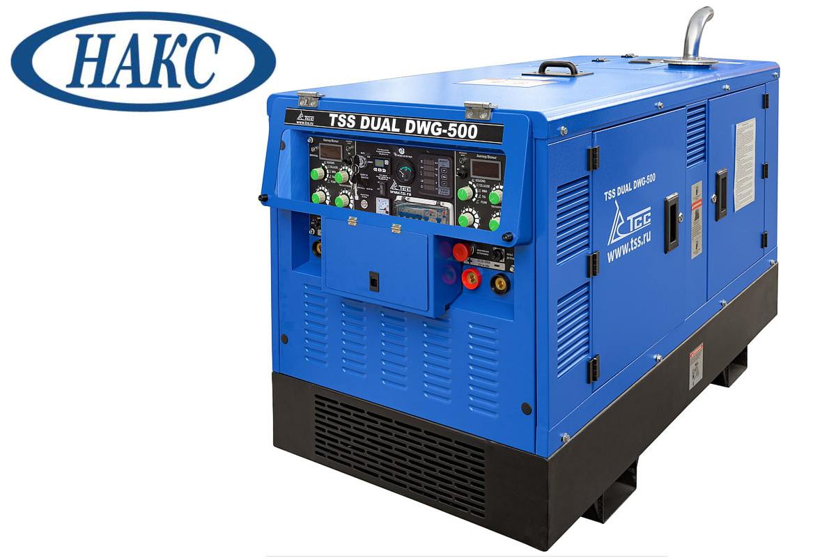 ДВУХПОСТОВОЙ ДИЗЕЛЬНЫЙ СВАРОЧНЫЙ ГЕНЕРАТОР TSS DUAL DWG-500, фото 1