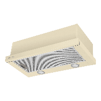 Телескопическая кухонная вытяжка VS Light 60 бежевый