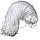 Полиэфирный шнур без сердечника, 3мм, пасма ⠀ белый, фото 3