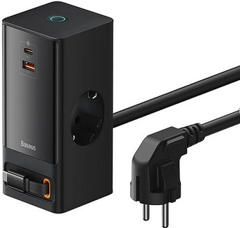 Сетевое зарядное устройство настольное Baseus PowerCombo PSLR000301