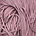 Полиэфирный шнур без сердечника, 3мм, пасма ⠀ пыльная роза, фото 5