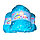 Пряжа "Baby" в крапинку для ручного вязания бирюза с синим, фото 4