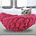 Пряжа для ручного вязания ярко-розовый, фото 7