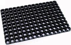 Коврик ячеистый грязесборный Stella черный 16мм/40*60см^2  ***!