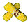 Пряжа для ручного вязания ,плюшевая желтый, фото 4