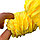 Пряжа для ручного вязания ,плюшевая желтый, фото 5
