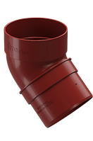 Колено 45, Docke Standard, цвет красный(RAL 3005)