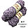 Пряжа для ручного вязания ,плюшевая пыльный серо-розовый , фото 3