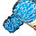 Пряжа для ручного вязания ,плюшевая ярко-голубой, фото 3