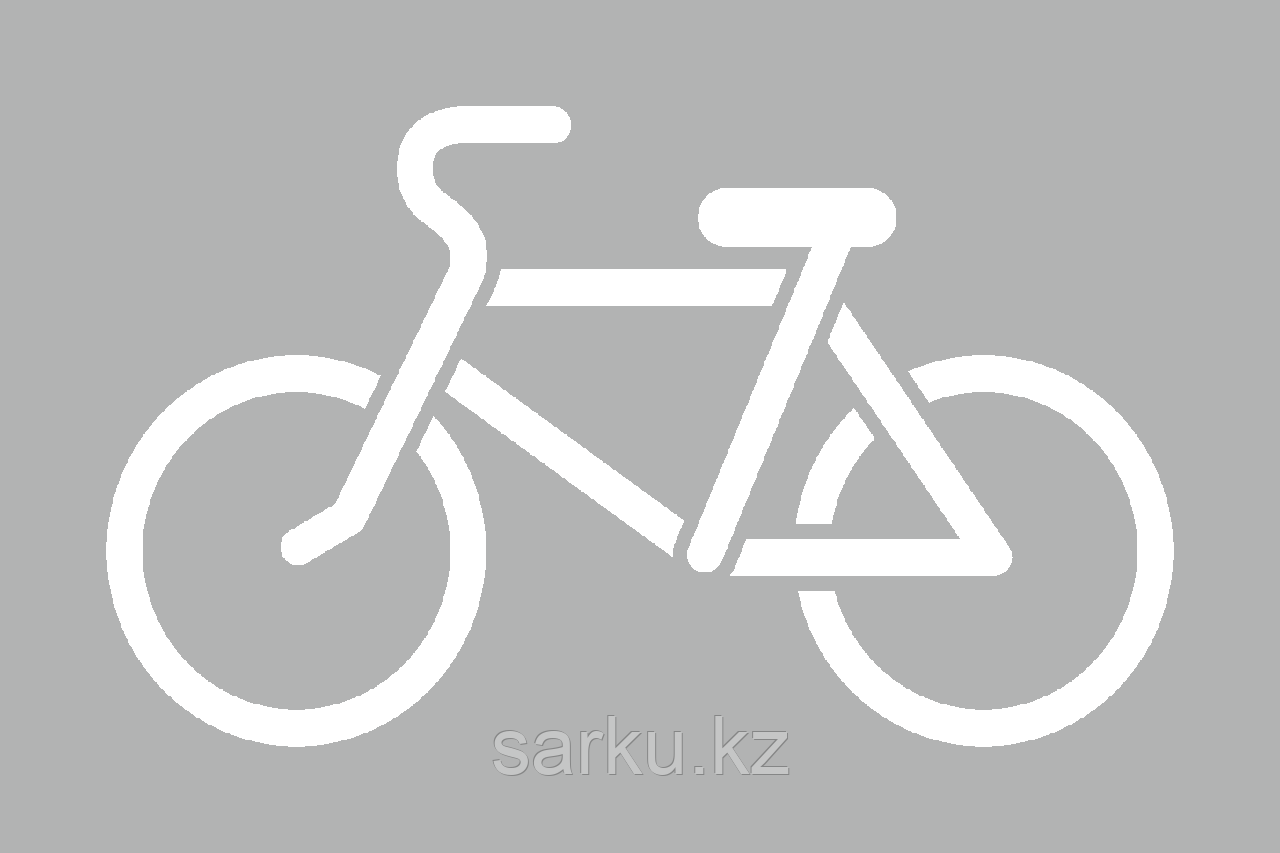 ГОСТ Дорожный трафарет 1.23.3 Велосипедная дорожка Пластик, 0.5мм, фото 1