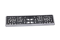 Рамка номера НИКОЛЬ 1123STDc (серая без надписи)