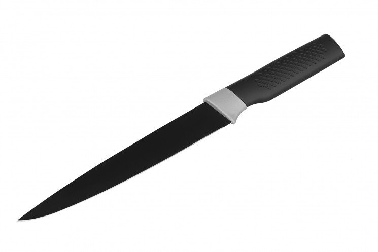 Кухонный нож Ardesto Black Mars 33 см черный нерж. сталь пластик AR2016SK - фото 1 - id-p114876929