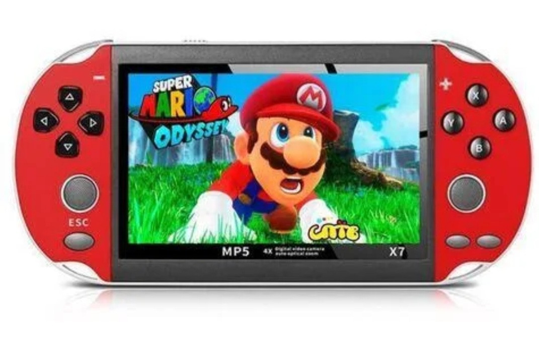 Игровая консоль PSP MP5 X7 с камерой + 10.000 встроенных игр, встроенных игр подключение к телевизору - фото 3 - id-p115251792