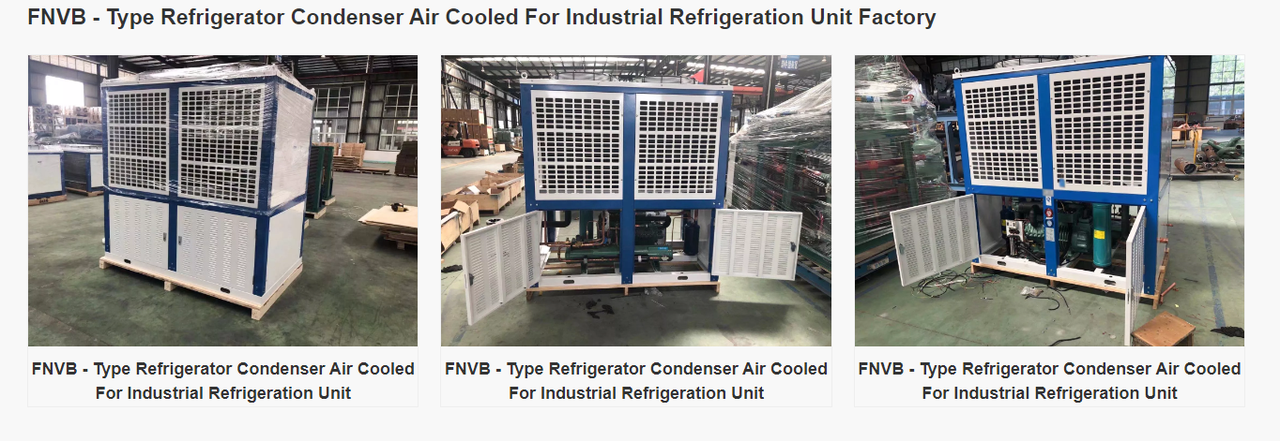 Промышленная холодильная установка -конденсатор холодильника типа FNVB c мощностью от 2 до 50 л.с. - фото 2 - id-p115251846