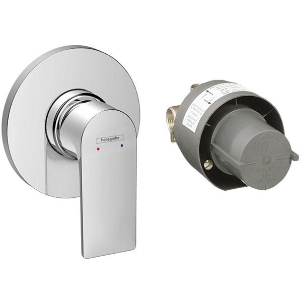 Смеситель для душа Hansgrohe Rebris E 72658000 со скрытой монтажной частью, хром - фото 1 - id-p115252456