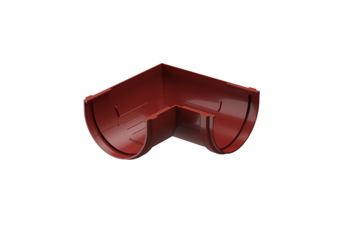 Уголовой элемент желоба 90, Docke Standard, цвет красный(RAL 3005) - фото 2 - id-p115253556
