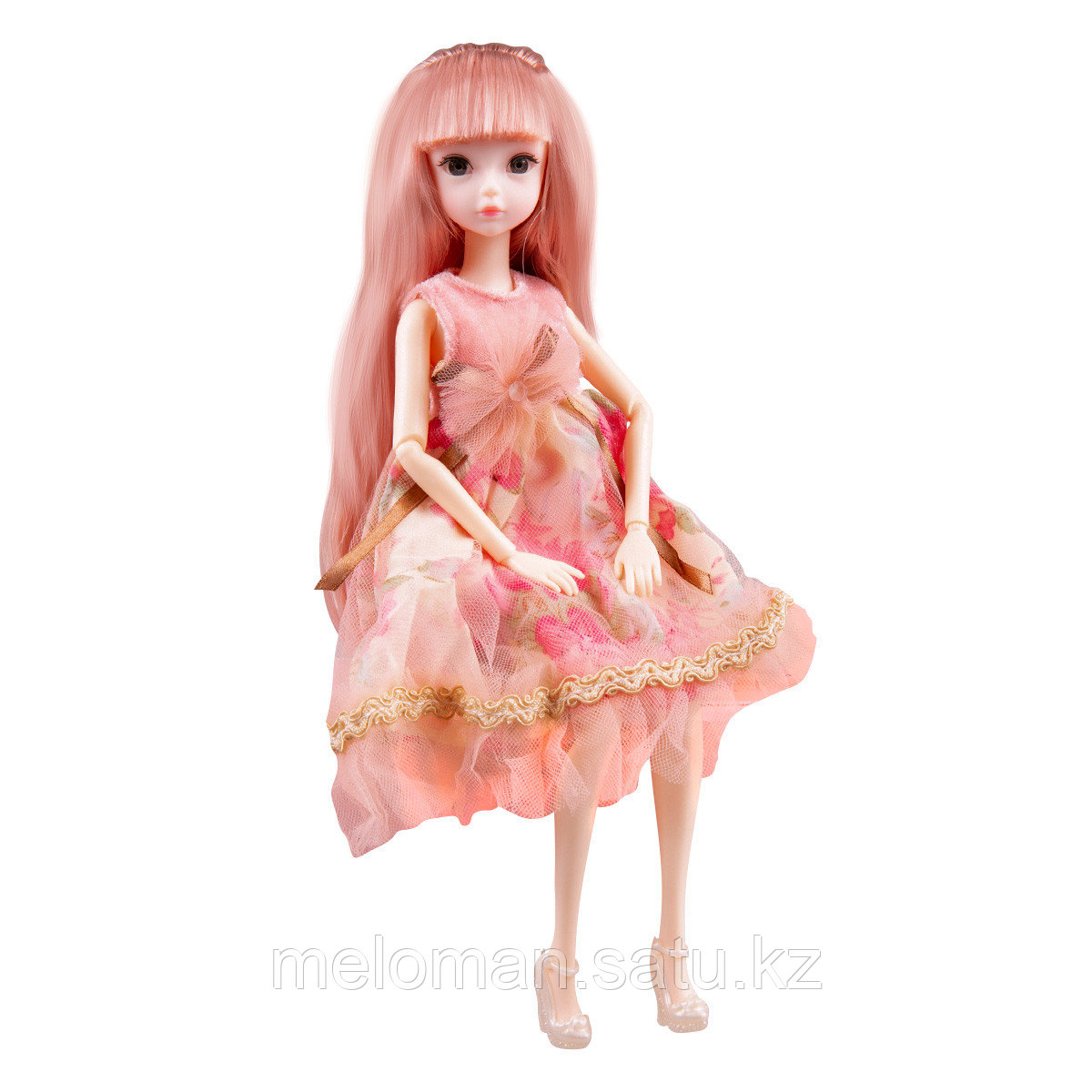 Sariel: Кукла блондинка в пышном платье в цветочек, 29 см - фото 3 - id-p115254096