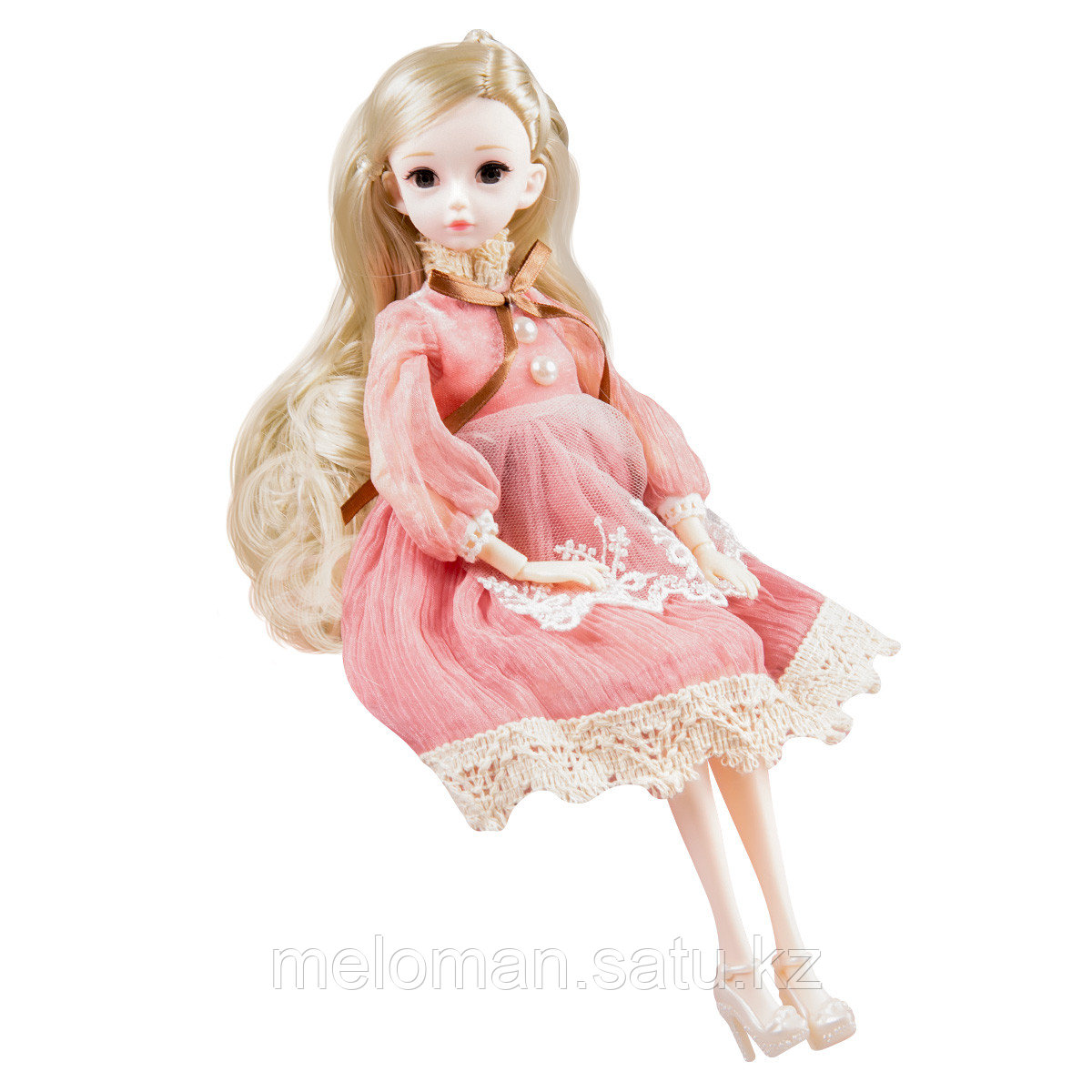 Sariel: Кукла блондинка в розовом пышном платье, 29 см - фото 4 - id-p115254097