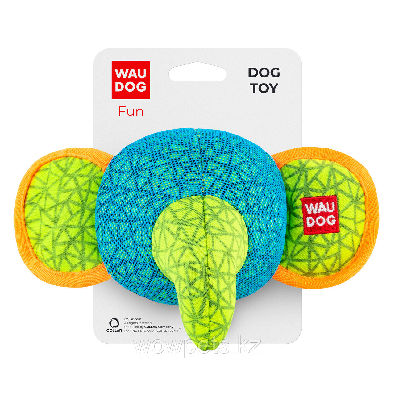 Игрушка для собак WAUDOG Fun, "Слон" Голубой - фото 1 - id-p115254609