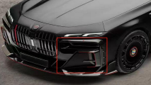 Карбоновые накладки на передний бампер для BMW 7 серии G70 2022-2024+