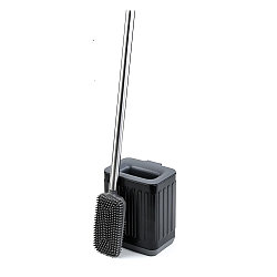 Ершик напольный силиконовый черный