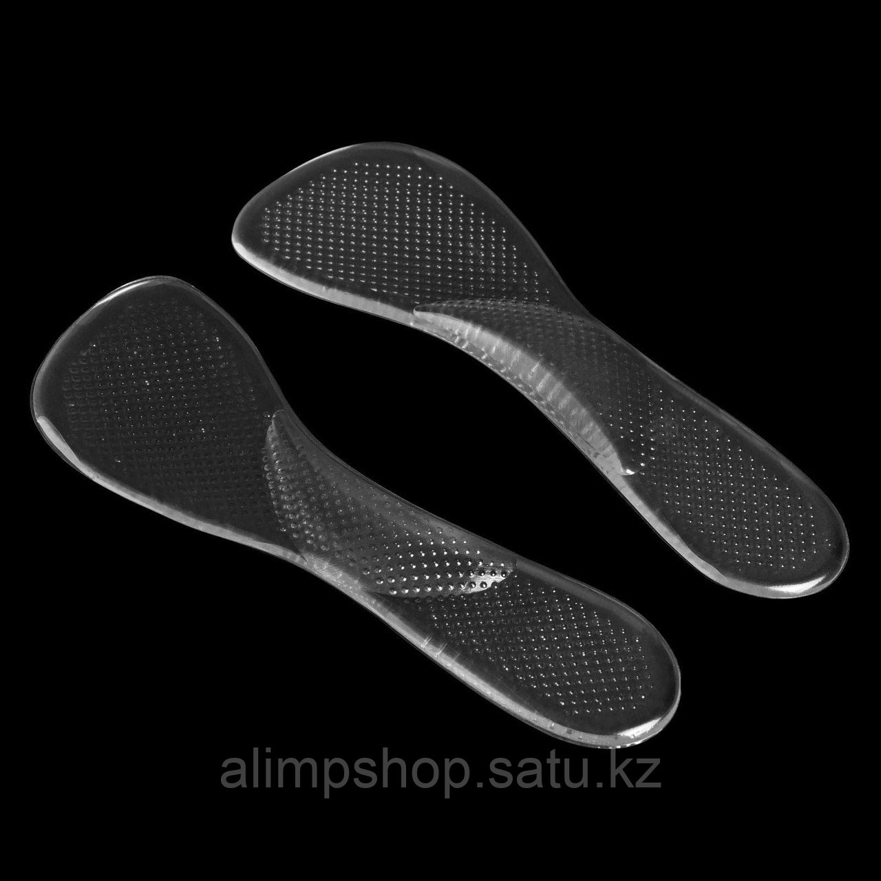 Стельки для обуви, с супинатором, массажные, силиконовые, 19 × 6,7 см, пара, цвет прозрачный - фото 4 - id-p115263016