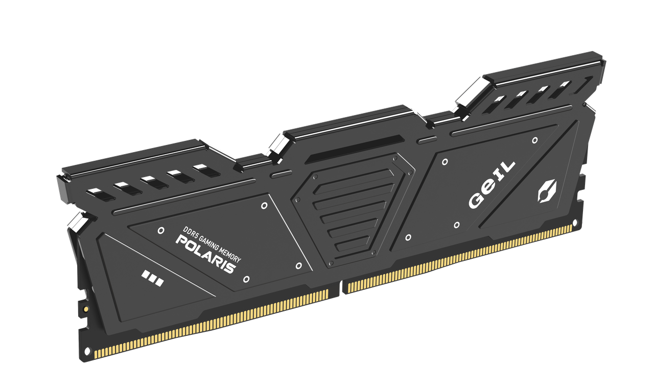 Оперативная память 32GB Kit (2x16GB) GEIL Polaris 4800Mhz DDR5 PC5-38400 GOG532GB4800C40DC Gray - фото 2 - id-p115263336